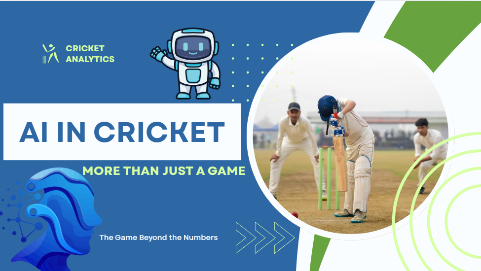 AI in cricket analyzing player performance and ball trajectory with data-driven insights
