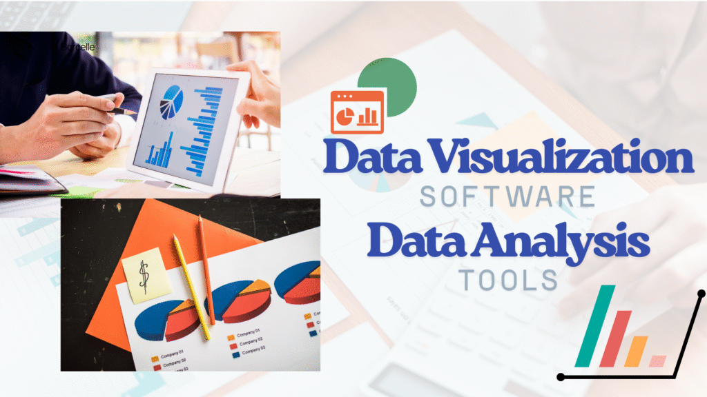 Data analysis tools and data visualization software including Excel, Python, R, SQL, Tableau, Power BI, Hadoop, and cloud platforms for business intelligence and analytics
