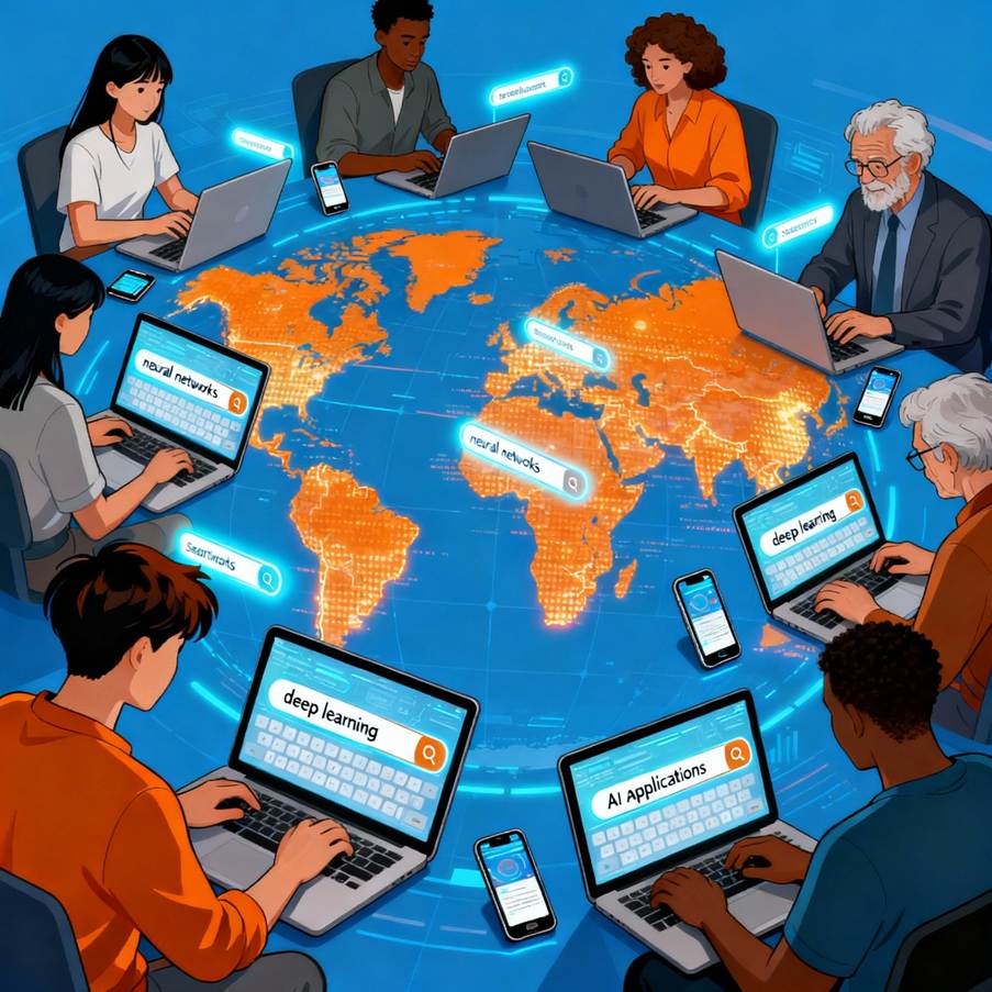 Global Neural Network Trends: Rising Curiosity in Artificial Neural Networks and AI Learning